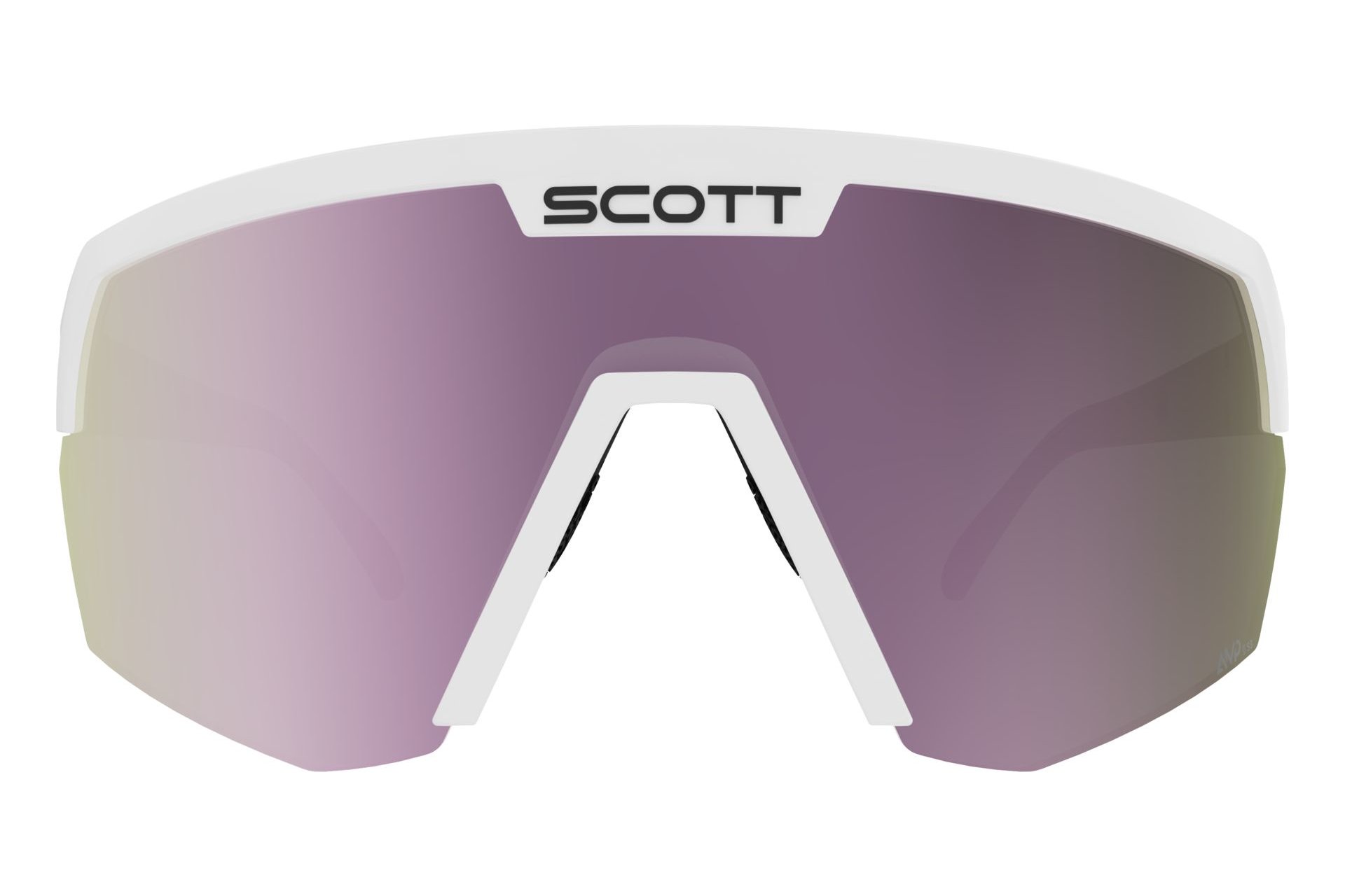 Scott Sport Shield white matt - AMP lavender chrome S3