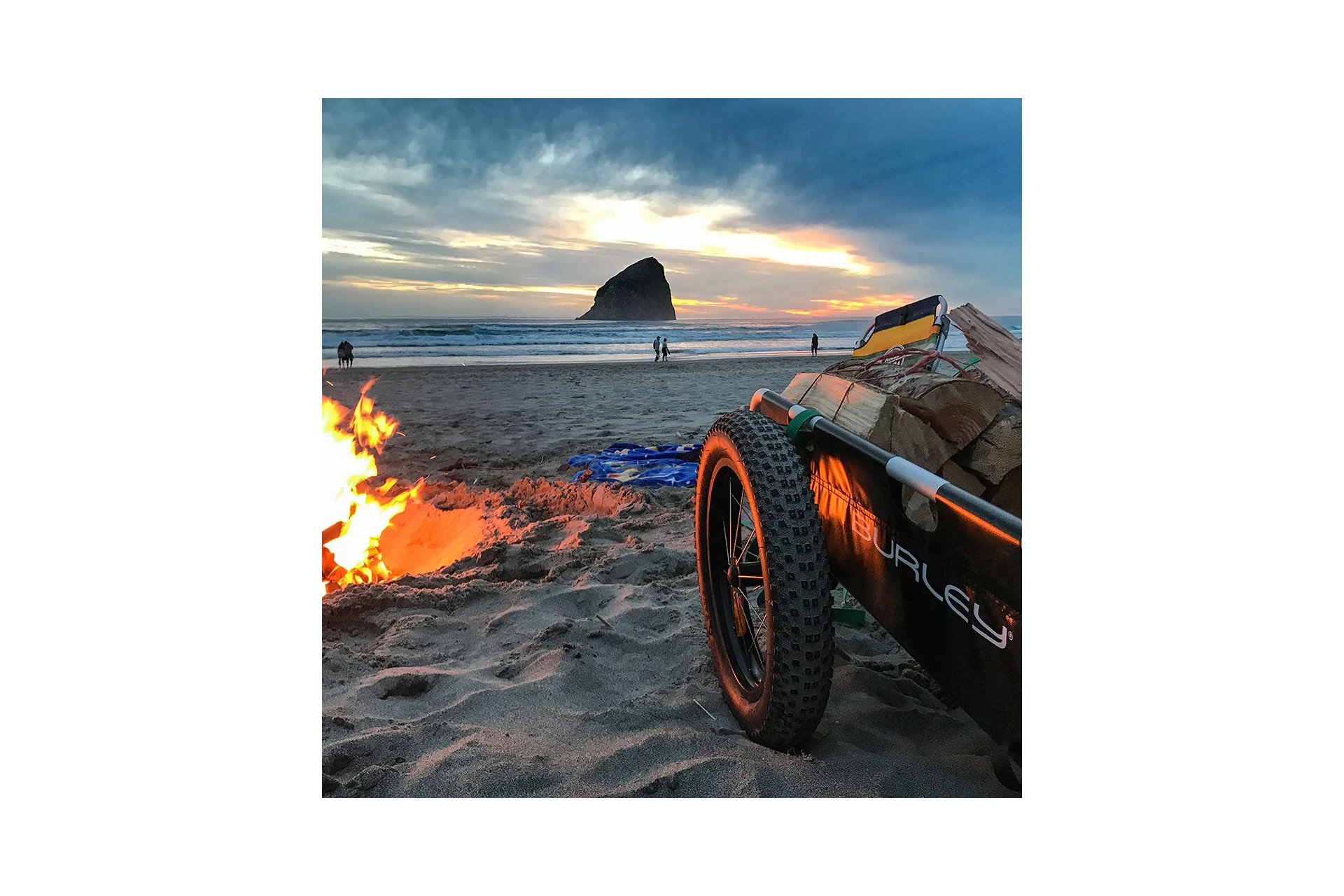 BURLEY Fahrrad-Lasten-Anhänger Flatbed