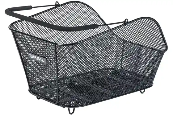 Fahrradtaschen & Körbe - Basil Hinterradkorb Icon M MIK Stahl, engmaschig