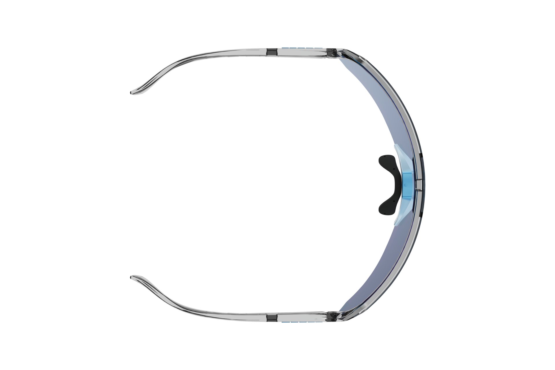 Scott Sport Shield black/neon blue - AMP beryl blue chrome S3