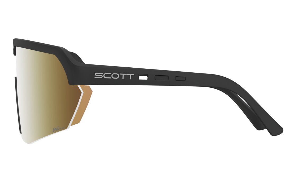 Scott Sport Shield LS black - AMP LS gold chrome S1-3