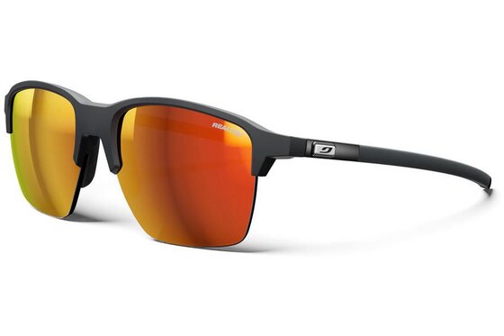XXL Sale % - Julbo Crossline Schwarz/Schwarz gl. - Reactiv 1-3 Light Amplifier