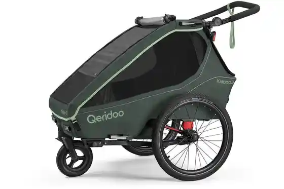 Kinderanhänger - Qeridoo Kidgoo 2 Forest Green