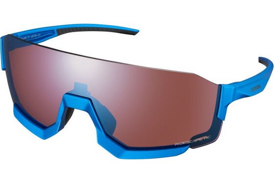 Shimano - Fahrradzubehör - Shimano Aerolite 2 Metallic Blue / Ridescape High Contrast