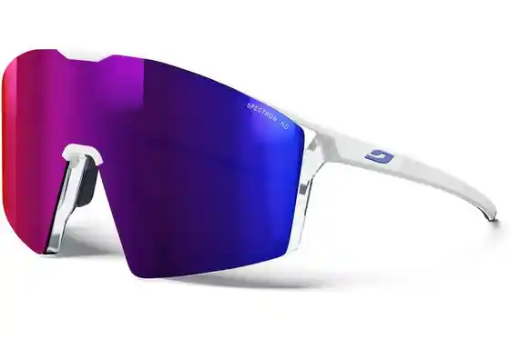 Sport-Sonnenbrillen - Julbo Edge Groupama-Fdj Weiß - Blau