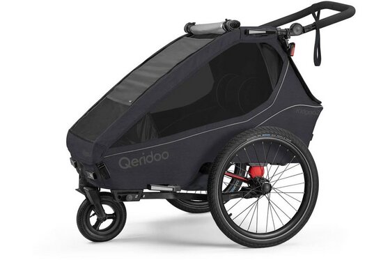 Kinderanhänger - Qeridoo Kidgoo 2 Phantom Grey