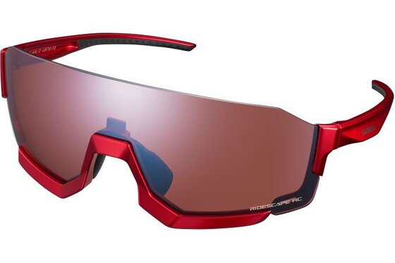 Shimano - Fahrradzubehör - Shimano Aerolite 2 Metallic Red / Ridescape High Contrast