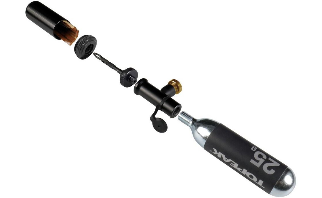 Topeak Tubi Master X Tubeless Reparaturset mit 25g CO2-Kartusche