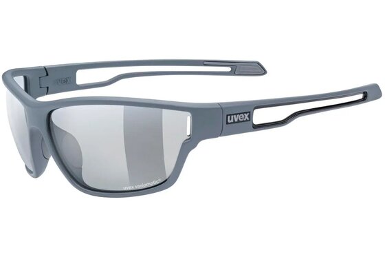 Uvex - Sport-Sonnenbrillen - Uvex Sportstyle 806 V Grey Matt / Smoke