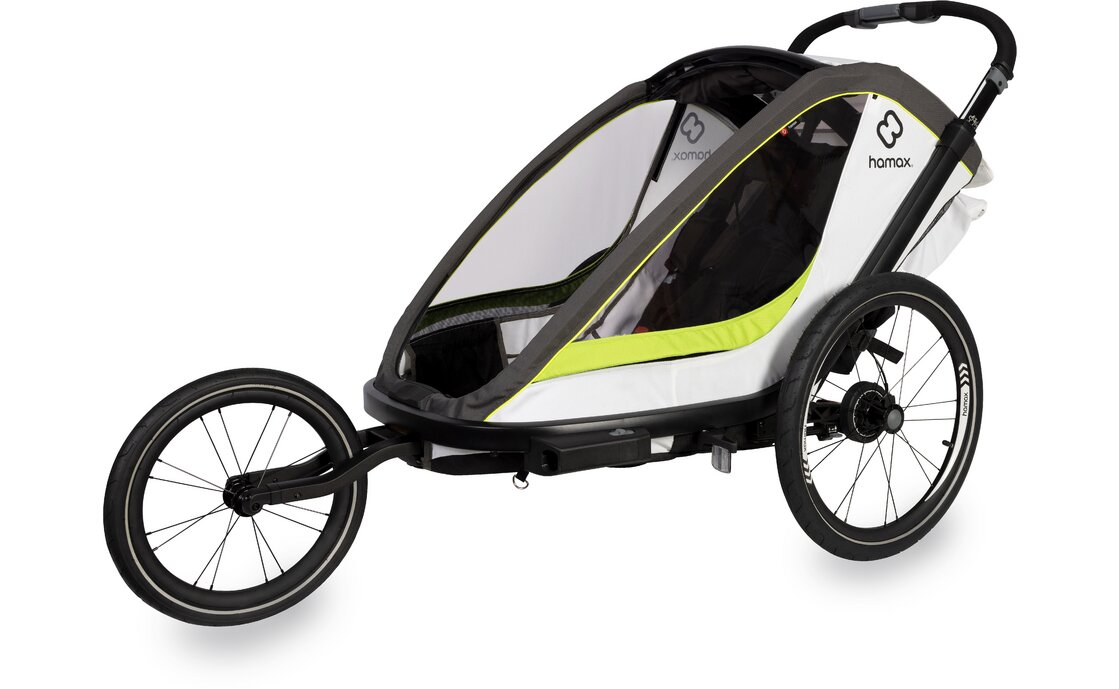 Hamax Breeze Two mit Deichsel und Buggyrad