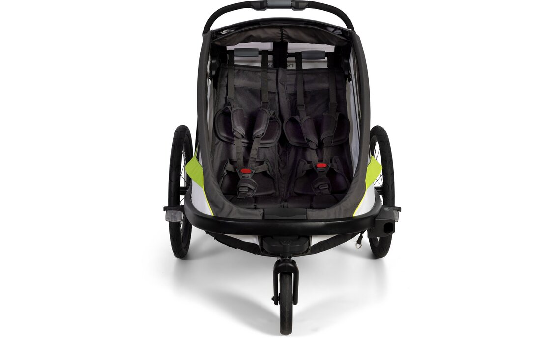 Hamax Breeze Two mit Deichsel und Buggyrad