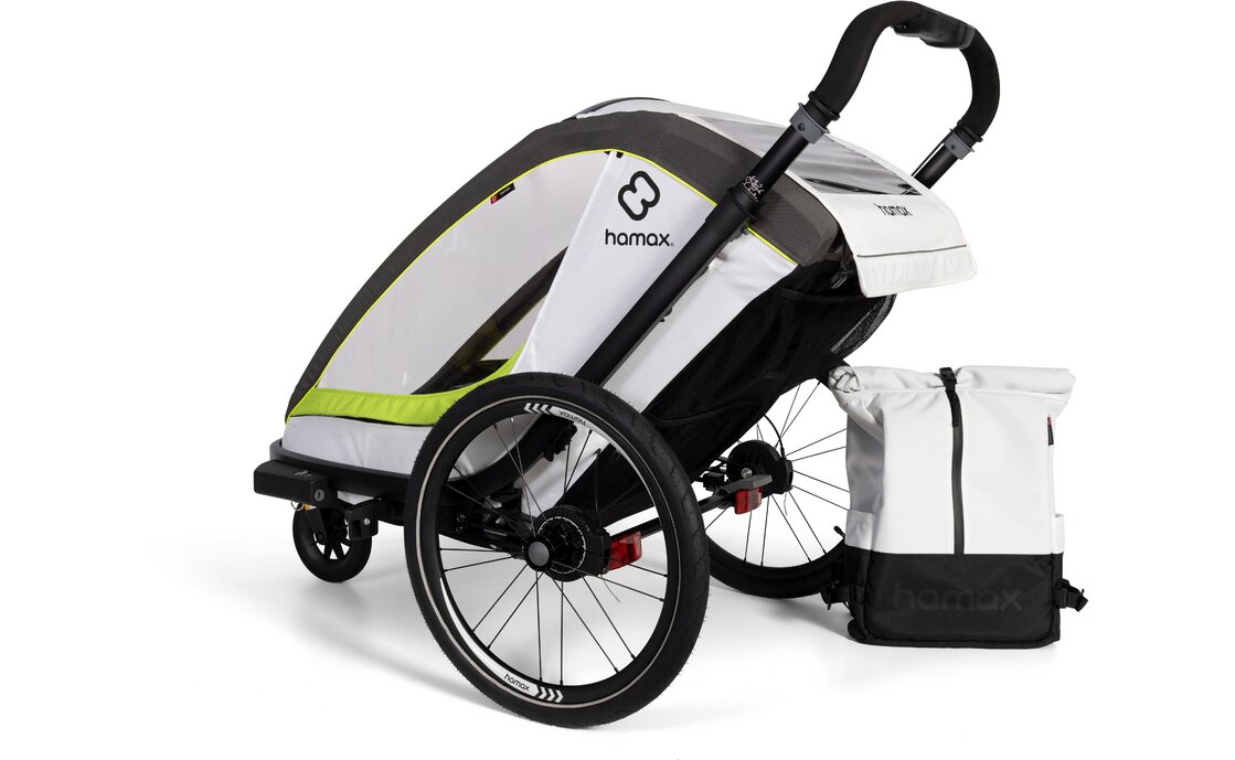 Hamax Breeze Two mit Deichsel und Buggyrad