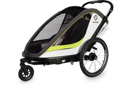 Hamax Breeze Single Kinderanh&auml;nger mit Deichsel und Buggyrad