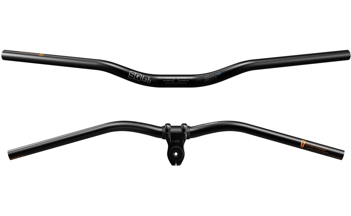 SQlab Lenker 311 2.0 Alu, 740 mm/16&deg;/27,0 mm