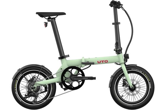 E-Bike Faltrad-Klapprad - UTO OG16 - 252 Wh - 16 Zoll - Faltrahmen - 2026