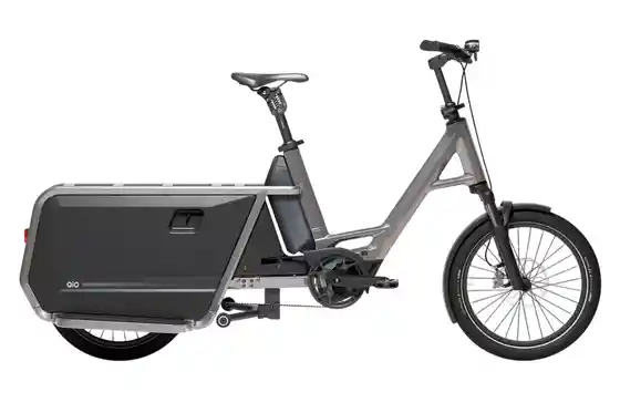 Aluminium - Lastenfahrräder - QiO Long CLA - 800 Wh - 20 Zoll - Longtail - 2026