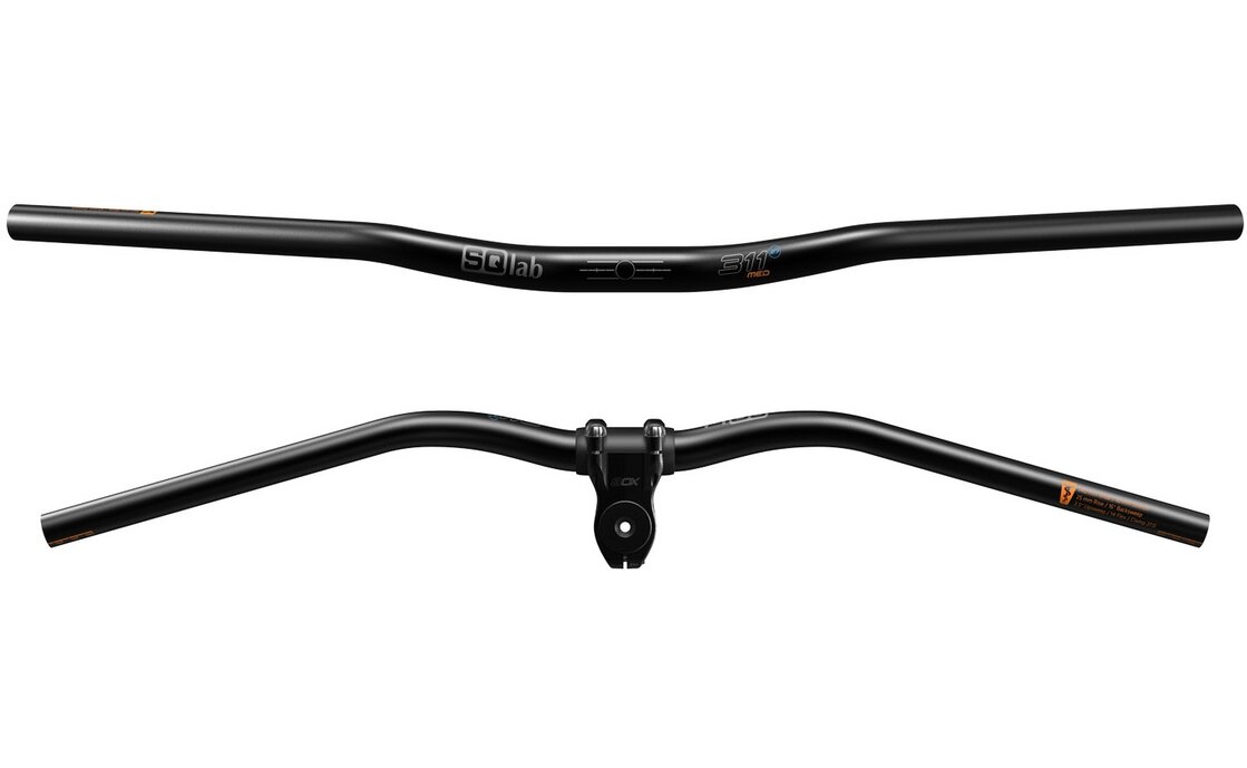 SQlab Lenker 311 2.0 Alu, 740 mm/16&deg;/27,0 mm