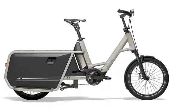 Aluminium - Lastenfahrräder - QiO Long CLA - 800 Wh - 20 Zoll - Longtail - 2026