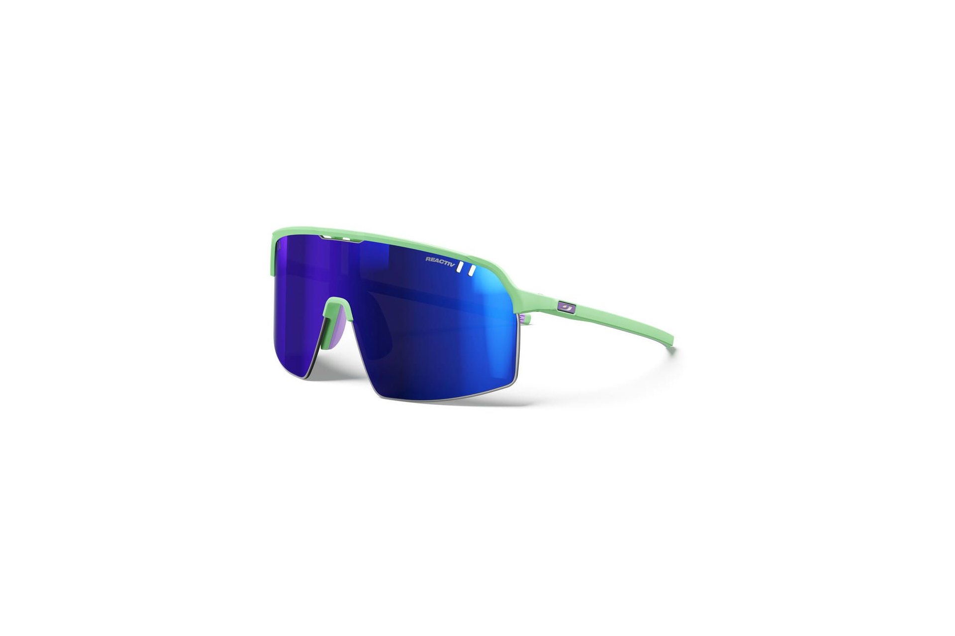 Julbo Intensity Matt Blassgrün/Violett - Reactiv 1-3 High Contrast
