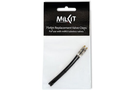 Tubeless Ventile - MILKIT Ventileinsatz Ersatz Valve Cores - 75 mm