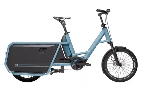 Aluminium - Lastenfahrräder - QiO Long CLA - 800 Wh - 20 Zoll - Longtail - 2026