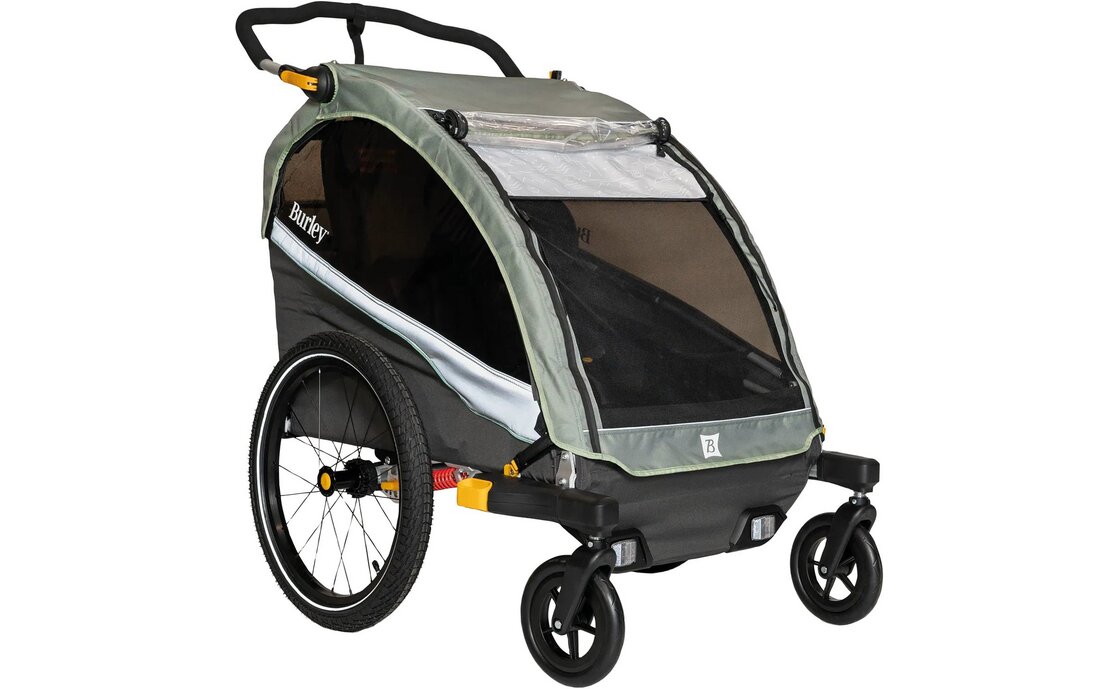 BURLEY Fahrrad-Kinder-Anhänger D`Lite X Double