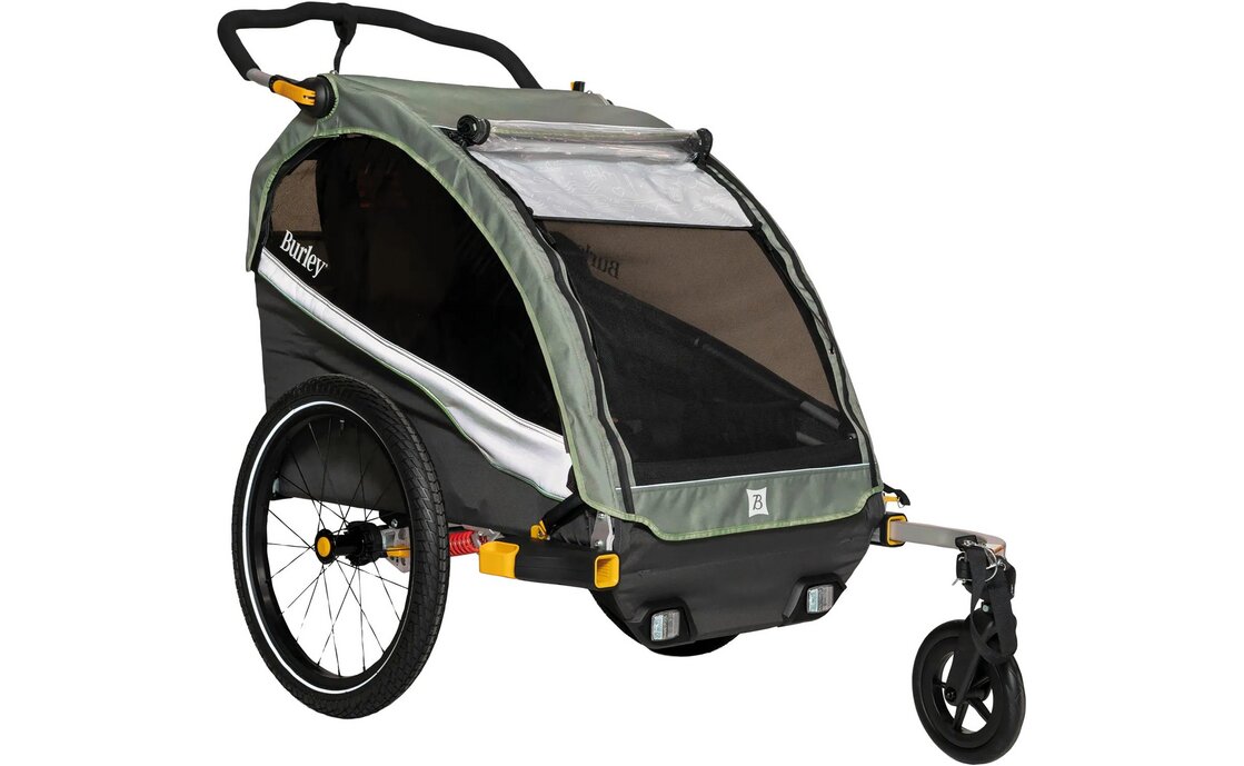 BURLEY Fahrrad-Kinder-Anhänger D`Lite X Double