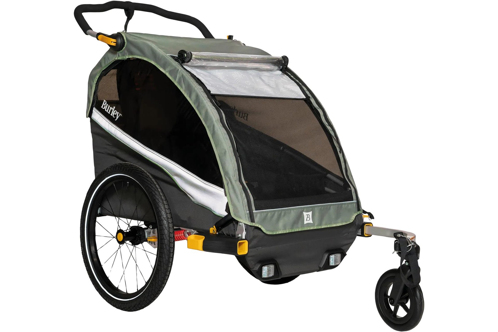 BURLEY Fahrrad-Kinder-Anhänger D`Lite X Double
