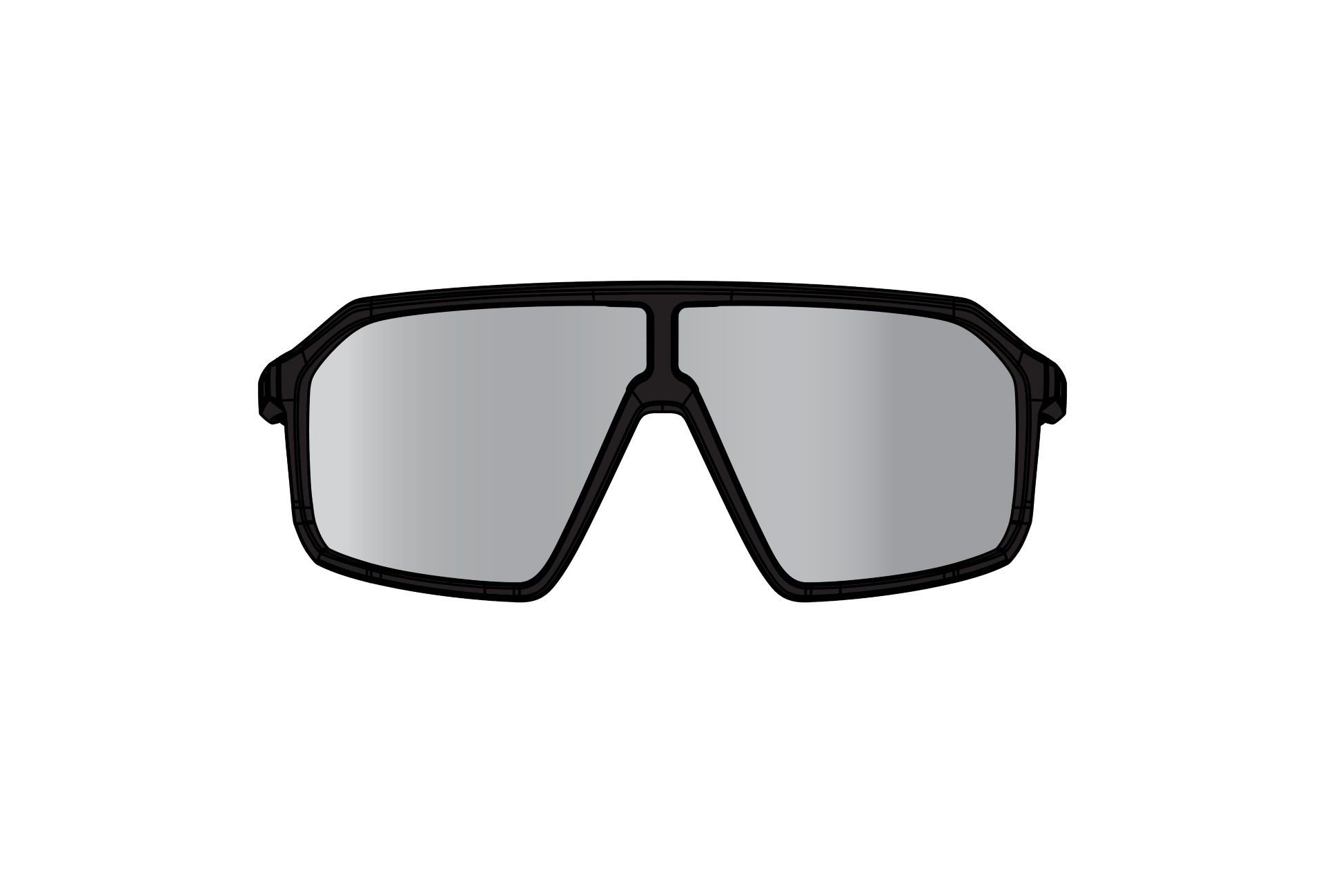 Endura Mullet Brille Photochromic - Mattschwarz