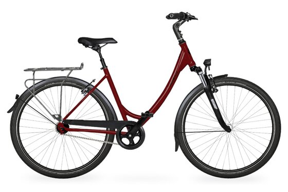 Damen - Tiefeinsteiger - Citybike - VELODEVILL A 200 - 28 Zoll - Tiefeinsteiger - 2026