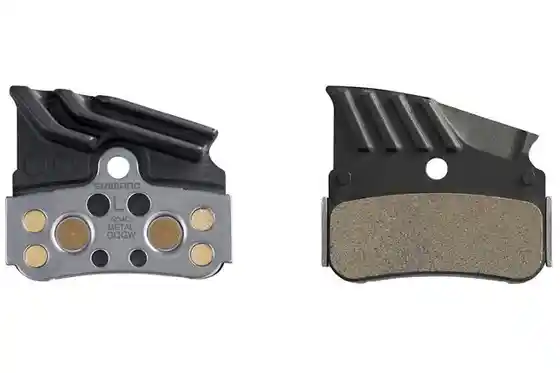 Bremsbeläge für Scheibenbremsen - Shimano Scheibenbremsbeläge N04C Metall Kühlrippen