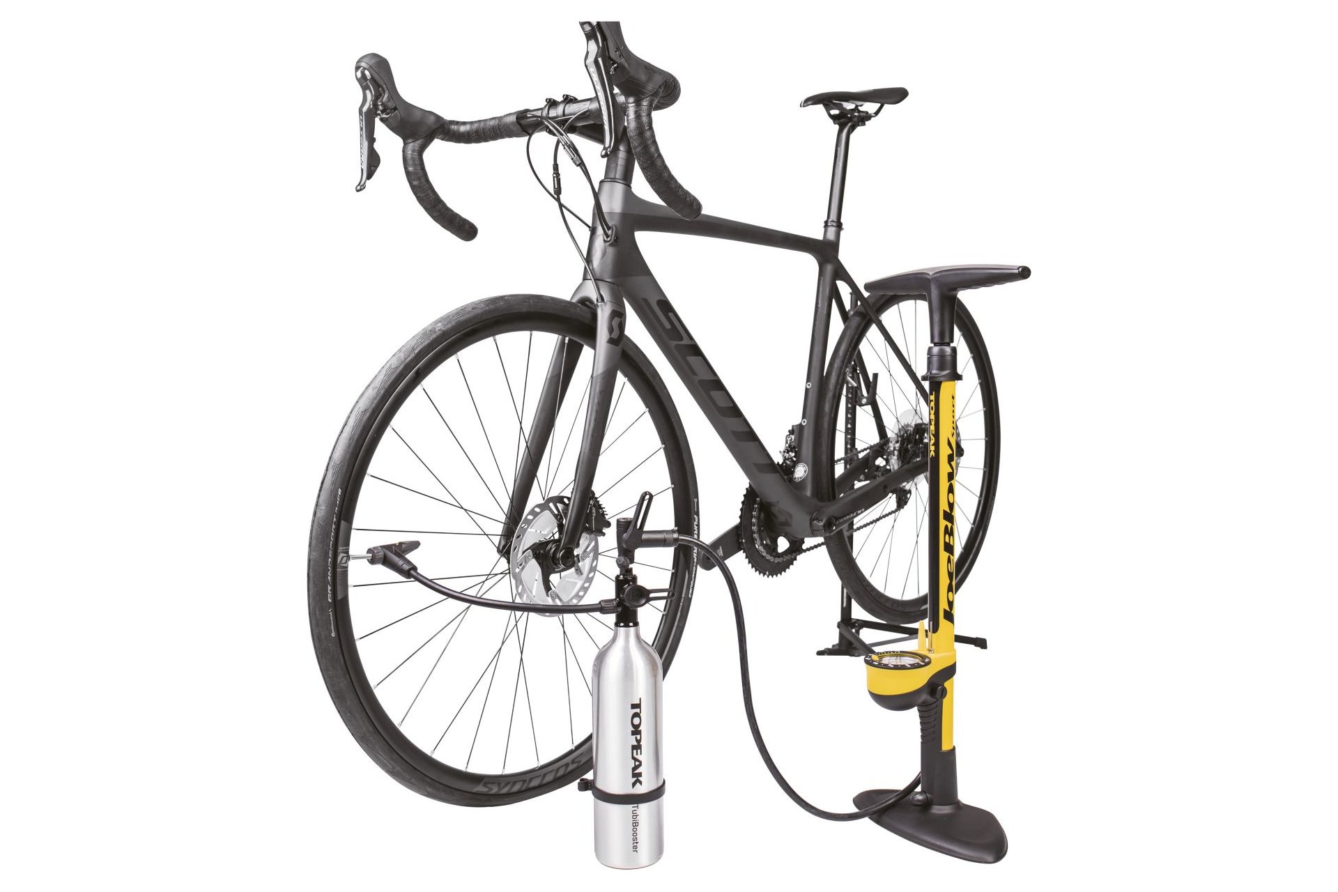 Topeak TubiBooster X Tubeless Drucklufttank