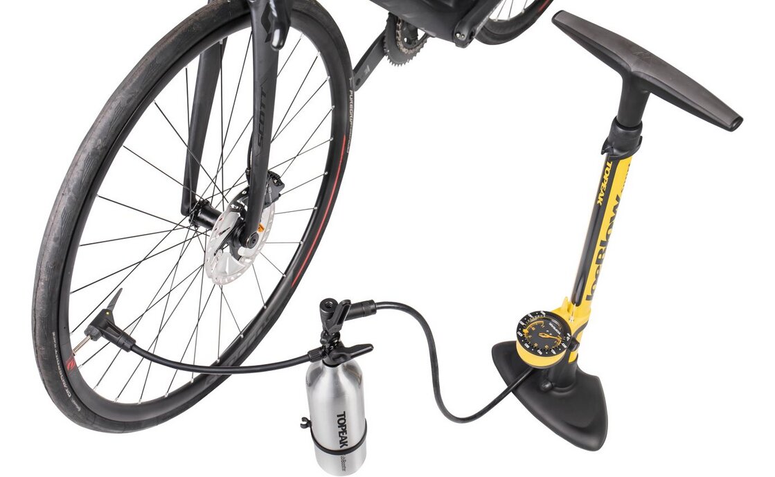 Topeak TubiBooster X Tubeless Drucklufttank