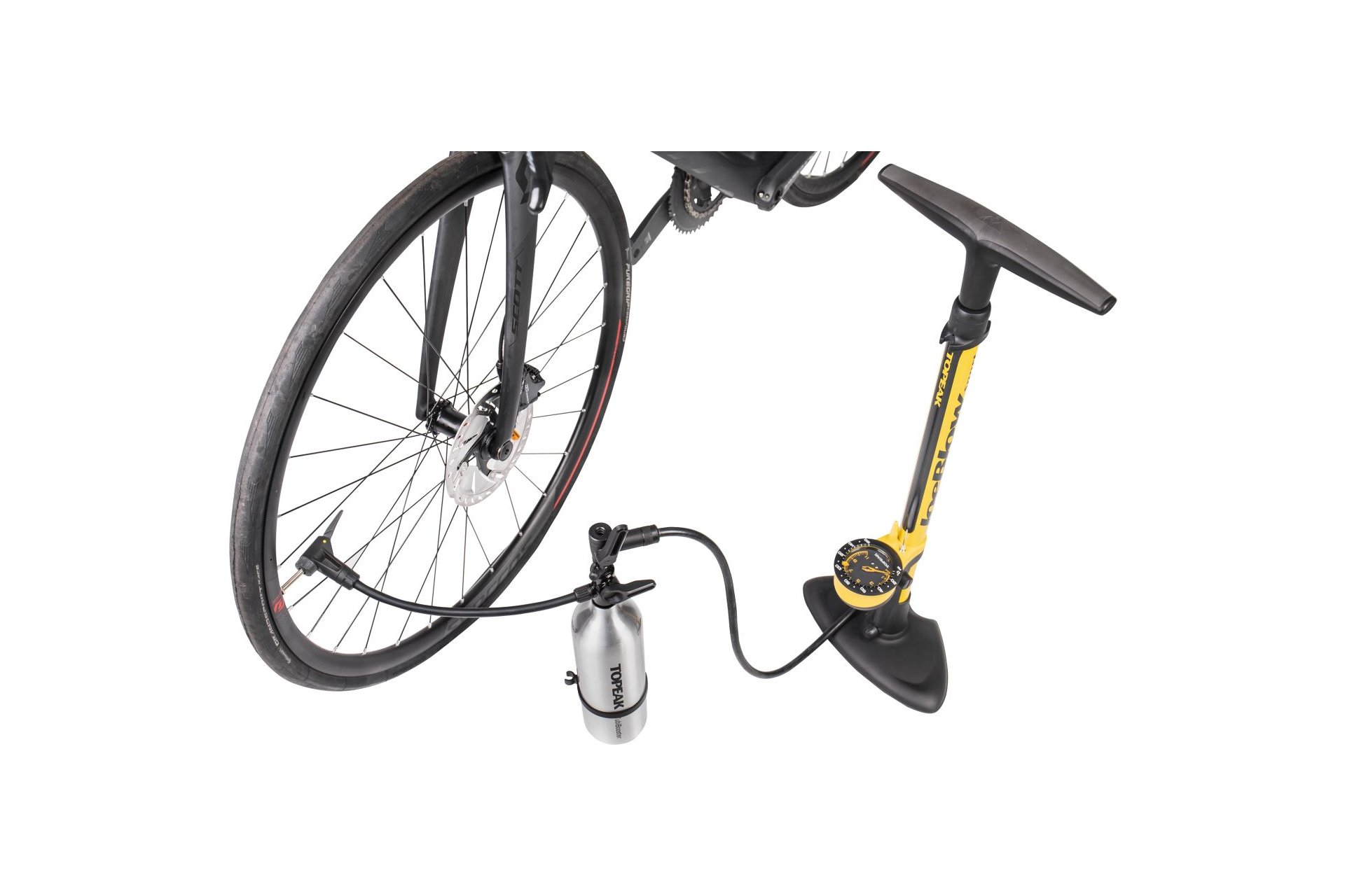 Topeak TubiBooster X Tubeless Drucklufttank