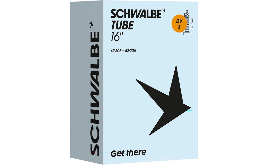 Schwalbe DV3 Schlauch 16 Zoll - 32 mm