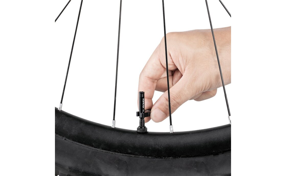 Topeak Ventilverlängerung Presta Valve Extender, 2er Set - 40mm