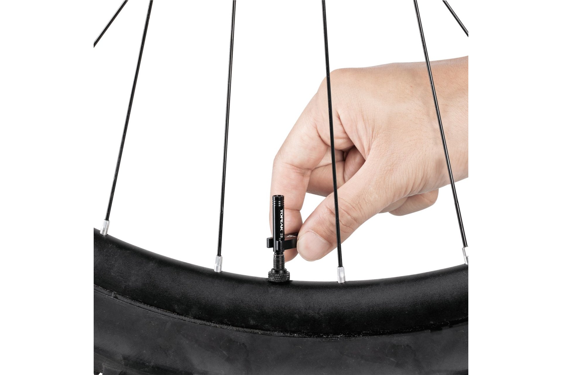 Topeak Ventilverlängerung Presta Valve Extender, 2er Set - 40mm