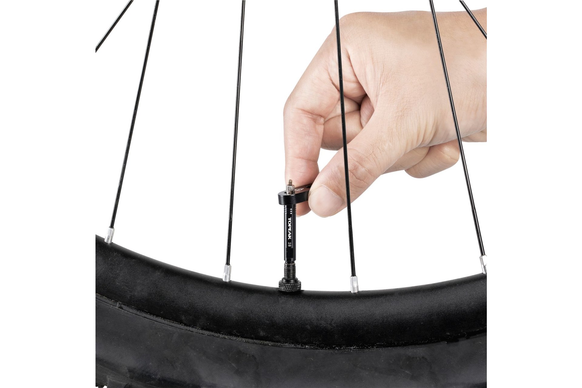 Topeak Ventilverlängerung Presta Valve Extender, 2er Set - 40mm