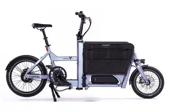 Aluminium - Lastenfahrräder - Carlos Vario V.1 Full - 522 Wh - 20 Zoll - Long John