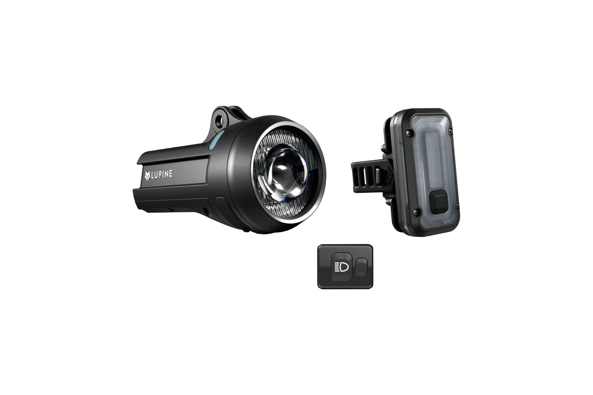 Lupine SL Grano F & Rotlicht Pro BT Bundle StVZO