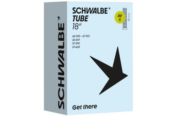 Boxenstop für dein Bike - Schwalbe AV5 Schlauch 18 Zoll - 40 mm