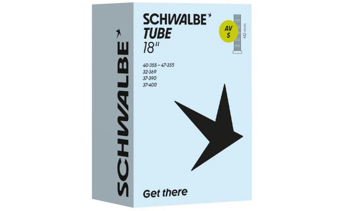 Schwalbe AV5 Schlauch 18 Zoll - 40 mm