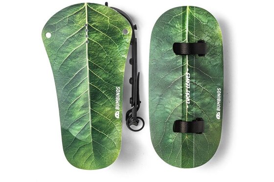 Kinderfahrrad Schutzbleche - BUMBINOS Spritzschutz HR + Rahmen Splash Pack Lucky Leaves