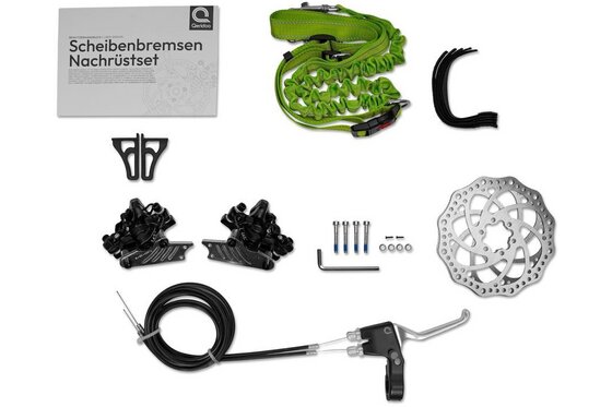 XXL Sale % - Qeridoo Scheibenbremsen Nachr&uuml;stset Einsitzer