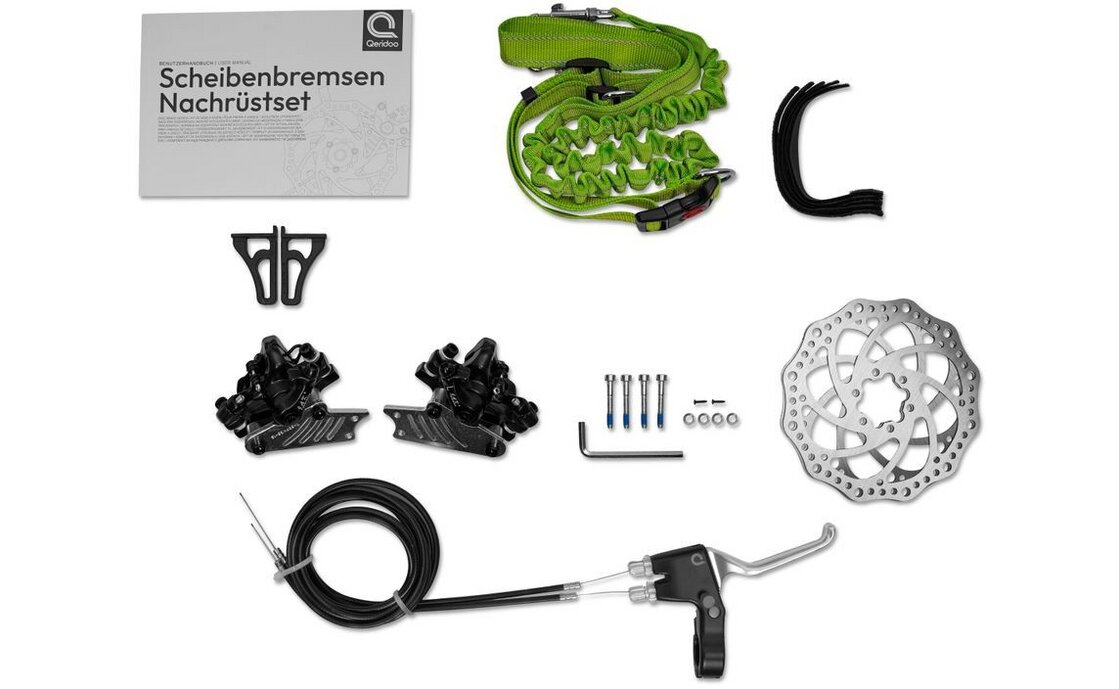 Qeridoo Scheibenbremsen Nachr&uuml;stset Einsitzer