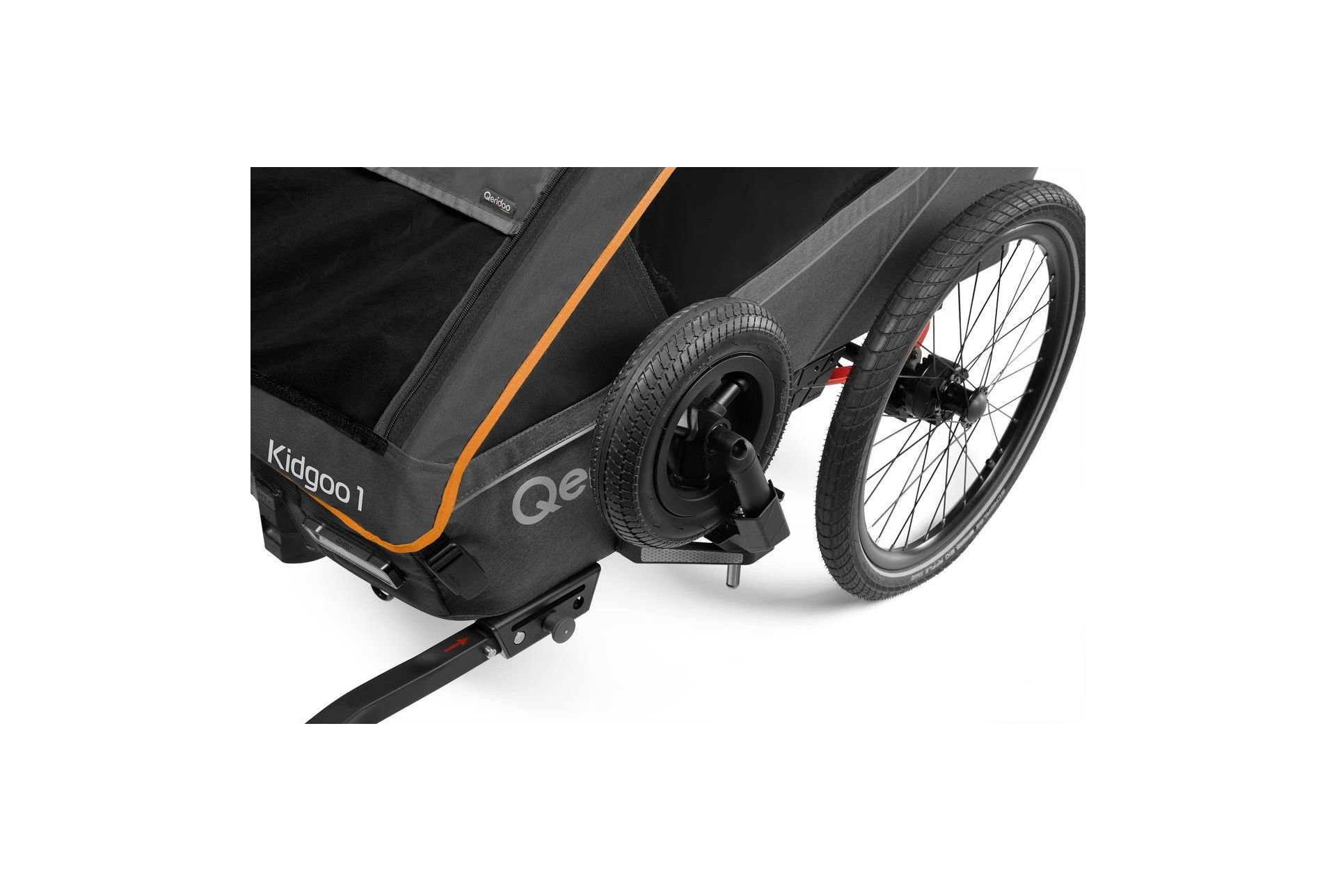 Qeridoo Radabweiser mit Buggyradhalter