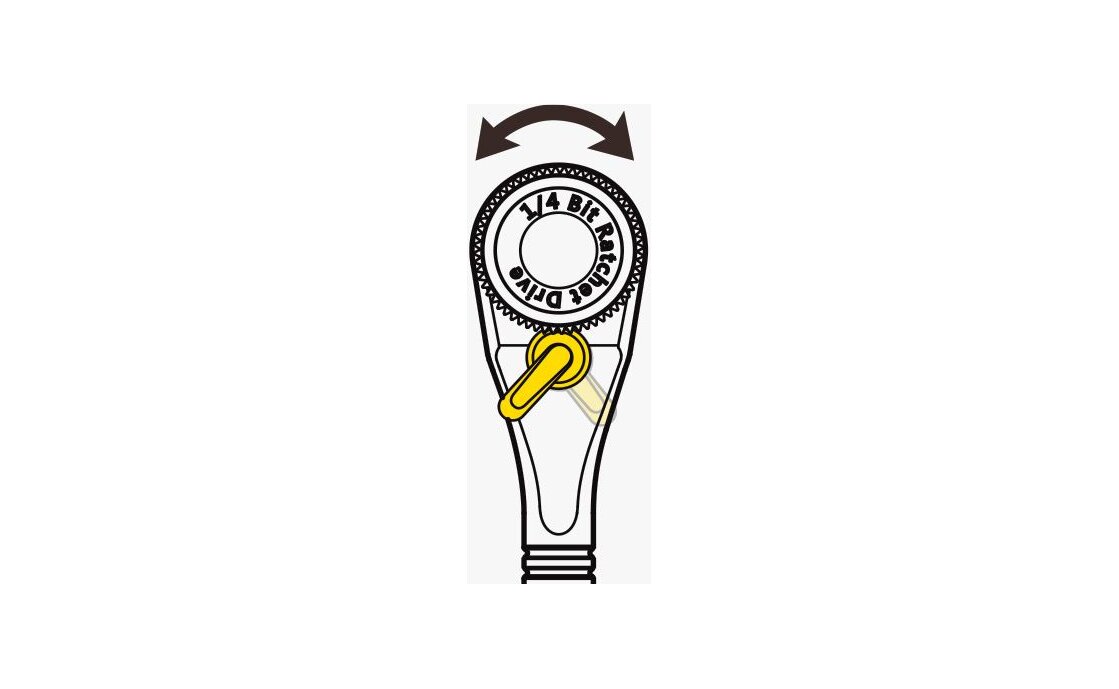 Topeak Ratchet Toolbar Aluminum Feinzahnratsche