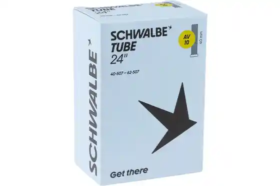 Butylkautschuk - Fahrradschläuche - Schwalbe AV10 Schlauch 24 Zoll - 40 mm
