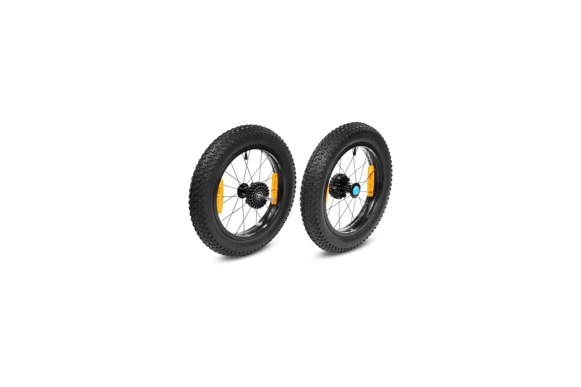 Cube Fat Wheels hinten f&uuml;r Kinder Fahrradanh&auml;nger Double