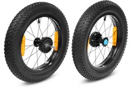 Cube Fat Wheels hinten f&uuml;r Kinder Fahrradanh&auml;nger Double